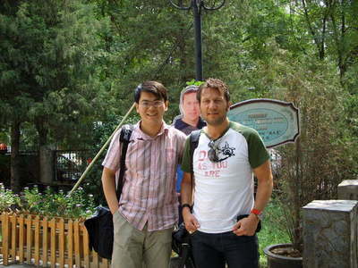 Zhang Li, sportjournalist för Titan Sport. Här i Beijing vid Jan-Ove Waldners restaurang 2006.
